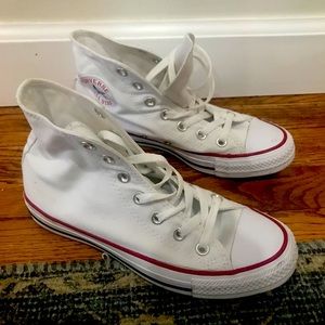 white high top converse